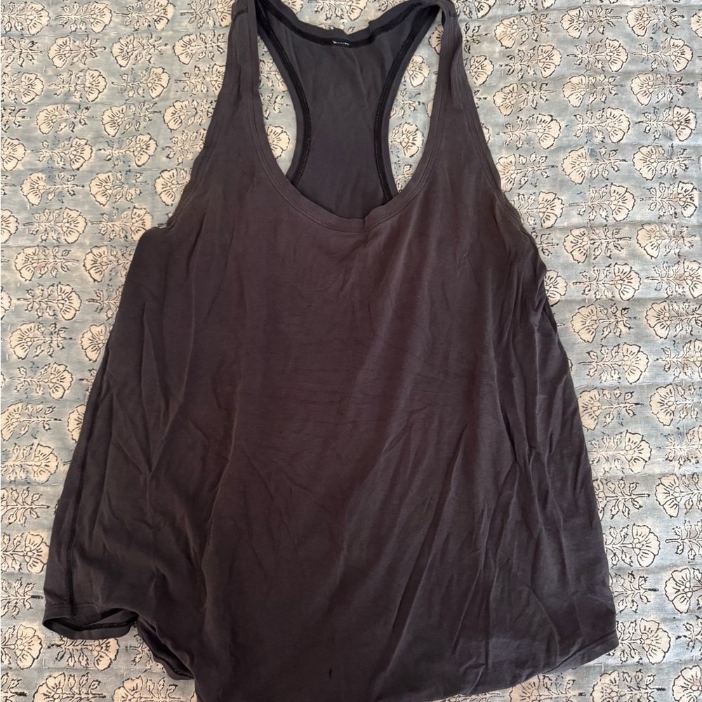 lululemon athletica Black Racerback Tank - Relaxed Fit